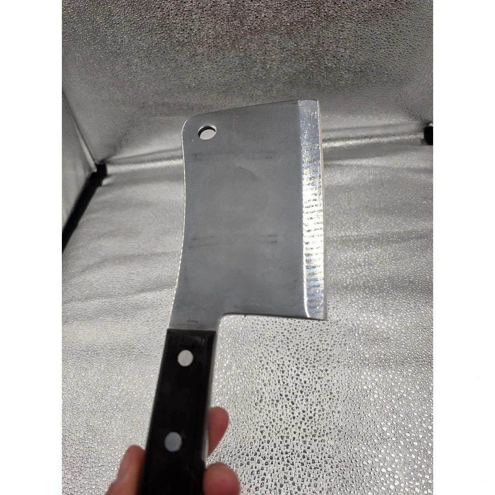 Dexter Basics 49542 Meat Cleaver 7 Inch Blade Wood Handle Heavy Duty Chopper O2